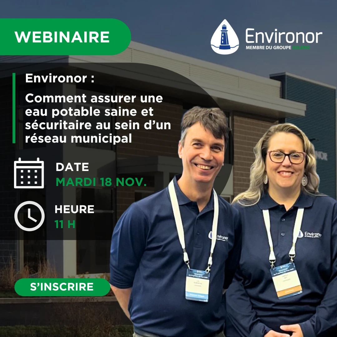 Webinaire - Environor expert en eau potable